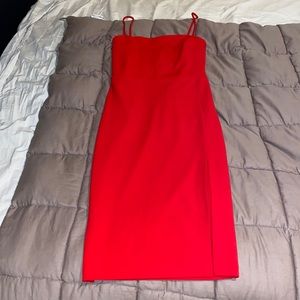 Express red dress